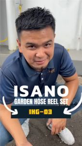 ISANO Water Hose Reel Pipe Garden 15m & 20m Wall Mounting Air Pipe Extension Roller