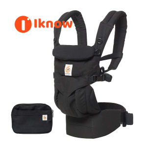 I know Omni 360 All-Position Baby Carrier for Newborn to Toddler with Lumbar Support (7-45 Pounds) Pure Black 1 Count (Pack of 1)