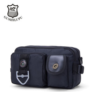 Henry Oxford Cloth Outdoor Waist Bag Cycling Crossbody Sports Leisure Bag Compass Single Shoulder Bag Two-way Backpack