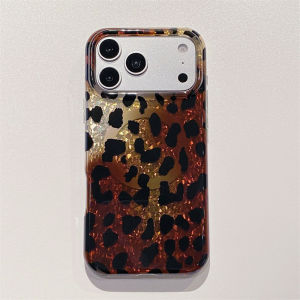 Luxury Candy Colors Leopard Print Magnetic Phone Case For iPhone 17 16 15 18 Pro Max Wireless Charge Shockproof Protective Cover