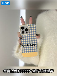 เคสโทรศัพท์ซิลิโคน Apple 17promax 2025 ใหม่ ป้องกันเต็มจอ ลายสก็อต สไตล์หรูหรา สำหรับผู้หญิง เคสโทรศัพท์มือถือ Apple