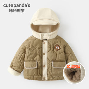 Thickened Cotton Jacket for Baby Outdoors Autumn Winter Clothes Childrens Winter Coat Boys Winter Clothes Baby Outfit