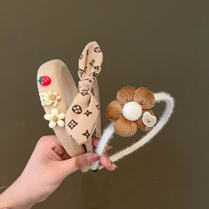 Adorable Girls Hairband Baby Hair Clip Anti-slip No Damage Hair Accessories Korean Style Childrens Headwear Hairband