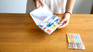 ชุดเข็มตะขอถักโครเชต์  16ตะขอถัก  โครเชต์ชุดอุปกรณ์ถัก  พร้อมส่งจากไทย