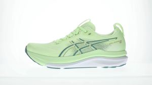 ASICS Men GEL-KAYANO 33 Running Shoes in Illuminate Yellow/White