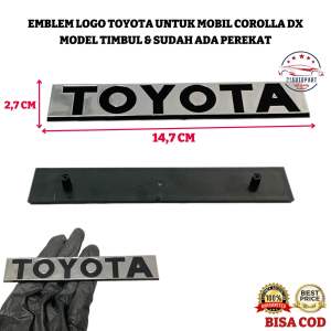 Emblem Logo Toyota untuk Mobil Corolla DX Bagian Belakang