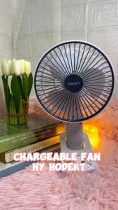 HODEKT Mini Fan Rechargeable Clip Multifunctional Handheld USB Portable Electric Desk Fan Large Wind