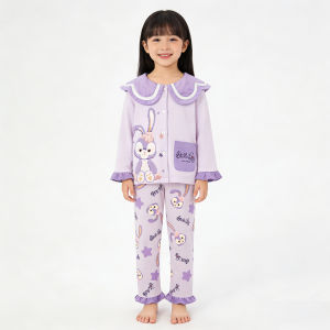 ANZHAOQI | Cotton Short Sleeve Thin Summer Stylish Girl Sleepwear Set