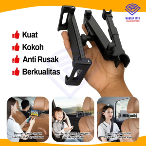 [COD] NANVAN NVN-CH26 BRACKET HOLDER MOBIL LIPAT HEADREST - DUDUKAN HP & TABLET BELAKANG KURSI MOBIL - BISA CHARGE  ANTI SLIP  ADJUSTABLE   Stock ready ya kak :)