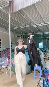 Quần ống xuông rộng bigsize nữ đai cao tôn dáng có dây thắt eo xinh xắn dành cho nàng chuppy 58-95kg - QDNT