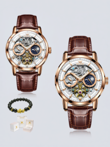 OLEVS | Automatic Mechanical Skeleton Waterproof Mens Watch