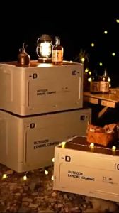 WARS Container Lipat Tutup Motif Kayu Aesthetic Tempat Penyimpanan Serbaguna