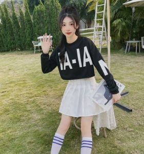 Adult Jazz Dance Costume Womens Cheerleading Uniform Korean Style Female Group Jazz Annual Meeting Suit University Student Aerobics Dancewear