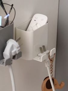 Holder HP & Remot Tempel Tembok 2in1: Holder Remot Multifungsi & Holder Kepala Kabel SH B16