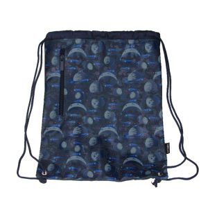 ออสเตรเลียส่งกลิ่นกระเป๋าหูรูดสำหรับเด็กผู้ชายของแท้กระเป๋าเป้สะพายหลัง Tas Rekreasi กระเป๋าเมสเซนเจอร์โรงเรียนสีน้ำเงินเข้มดาวเคราะห์