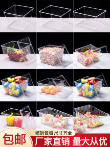 Supermarket Bulk Scale Foodstuff Box Snack Dried Fruit Candy Transparent Plastic Box Container Display Box Acrylic Foodstuff Box