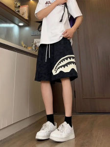 Trendy 5-Point Mens Shorts Summer Casual Loose Fit High School Students Fashion Sporty Shorts Breathable Comfortable Youthful