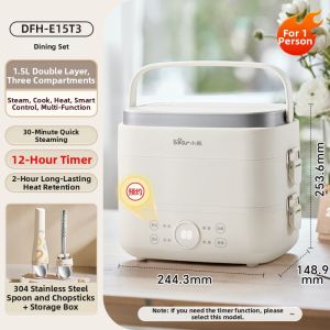 Bear | Heating and Keeping Warm Electric Lunch Box 1.5L