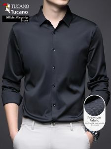 TUCANO | Coolness Business Wear-resistant Crease-free Ice Silk Casual Mens Shirt