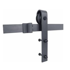 6FT บทคาร์บอนเหล็กรูปสีเหลี่ยมขนมเปียกปูนเลื่อนประตูยุ้งข้าวฮาร์ดแวร์ 6