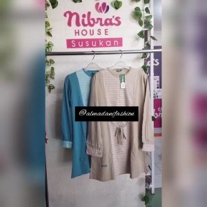 ALNITA ATASAN AA 053 ATASAN WANITA ADEM SALUR POLOS TERBARU