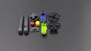 1Set For Gameboy Advance GBA Replacement Plastic D Pads A B Power ON OFF Full Set Button & Conductive Rubber Keypads