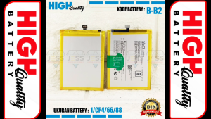 Baterai Vivo V5 1601 / V5s 1612 / V5 Lite 1609 / Y65 Y66 Y67 Batre B-B2 BB2 Original Double IC Power