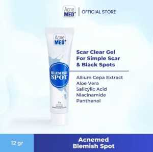 Acnemed Blemish Spot 12 gr [ Gel Membantu Merawat Bekas Jerawat Menyamarkan Bintik Hitam Akibat Jerawat dan Mengontrol Minyak Berlebih Mengandung Salicylic Acid Aloe Vera Panthenol Niacinamide dan Allium Cepa Extract Obat Jerawat Wajah Muka ]