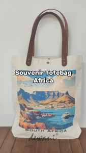 Totebag Souvenir Capetown Afrika Totebag Canvas Oleh Oleh Afrika