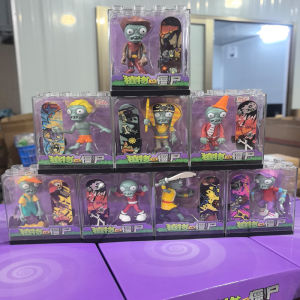 Acrylic Plant VS Zombie Skateboard Inertia Toy Set for Boys And Girls Childrens Toy Box Set of Zombie Sliders