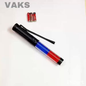 Đèn led nhấp nháy có còi cầm tay màu xanh đỏ dài 30cm A300R