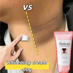 SADOER | Retinol Whitening Cream Private Parts Underarm Bleaching Neck Lift Firm Butt Knee Brighten Inner Thigh Dark Remove Melanin 60g
