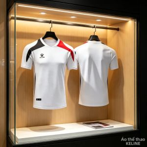 Kelme | Áo Thun Nam Mùa Hè Thoáng Khí Phong Cách Thể Thao Thời Trang Đường Phố Thoải Mái Cổ V Tay Ngắn Chất Liệu Polyester Thấm Hút Mồ Hôi Nhanh Khô