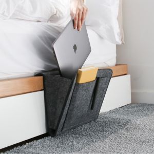 HBESTY Storage Hang Bag Felt Dormitory Bed Sofa Bedroom Carpet Store Content For CD Magazines Stationery Pad Mobile Phones Sundries