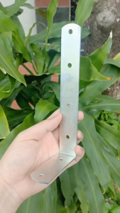 Ke góc vuông (Sắt) 20x8x3 cm - lỗ Ø 6mm - #vattuducduyen