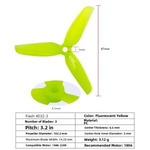 GEMFAN | Durable High Speed 4 inch Propeller