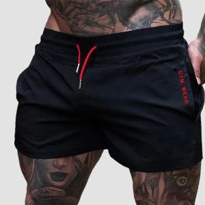 2026 Summer Gym Fitness Mens Shorts Woven sweatpants Thin Fashion Men Marathon Running Shorts Sports Breathable Training Pants
