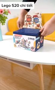 Bộ ghép hình 520 cho tiết cho bé ghép hình phát triển tư duy cho bé đồ chơi Lego cho bé