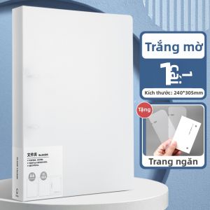 deli | Thư Mục Nhiều Lớp Trong Suốt cho Học Sinh 2 Gói