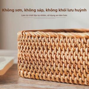 SHUQUE | Giỏ Đựng vintage bằng Mây Tre