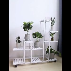 LOOGU (COD) Local Delivery 5/6/7 Tiers Iron Plant Rack Display Shelf Plant Stand Indoor Outdoor Potted Garden Flower Plant Stands