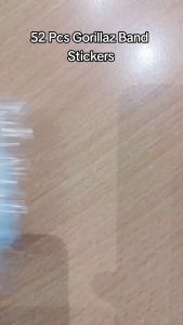 52PCS GORILLAZ BAND Vinyl Decal graffiti STICKERS bomb for laptop fridge luggage & etc