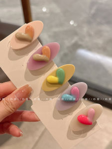 Candy Heart Shaped Hair Accessories: 2025 New Hair Clips & Duckbill Bangs Side Clips