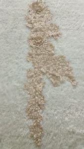 Renda Bordir Bunga Teratai Tempel Tiga Dimensi Aksesoris Gaun Full Payet