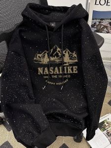XIBAIYI | Áo Khoác Hoodie Đầy Lấp Lánh Cho Người 300 Pound