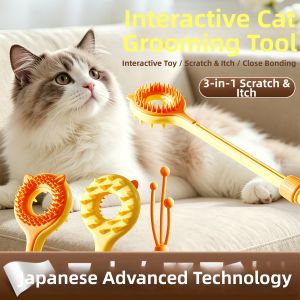 Interactive Pet Itching Relief and Grooming Cat Wand