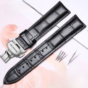 Kenneth Cole Kenneth Cole Strap Mens and Womens First Layer Cowhide Butterfly Clasp 22/24mmkenneth