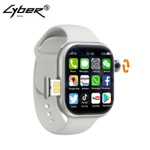 VP19 สมาร์ทนาฬิกาS9 Series Androidพร้อมกล้อง 4G/5G GPS WIFIเข็มทิศ 2.26 นิ้ว 490*580 AMOLED 128GBเกมSmartwatch S9