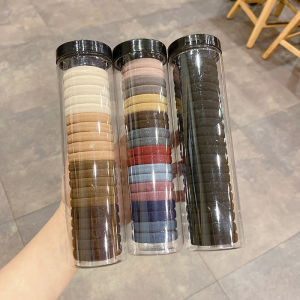 Simple Seamless Hair Ties for High Ponytail Women High Elasticity Durable Hair Bands Fashionable Hair Accessories