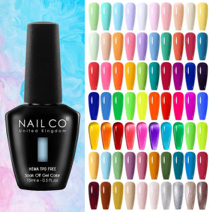 NAILCO 15ml HEMA TPO FREE Gel Nail Polish Spring Colors Vernis Manicure UV Nails Gel Manicure Nail Art Hybrid Pink Red Gellak